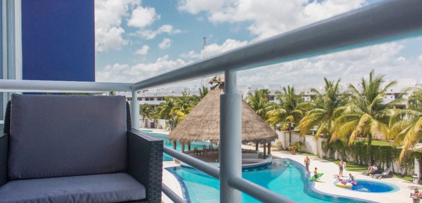 Apartment in Habitalia, across from Plaza Outlet Cancun.