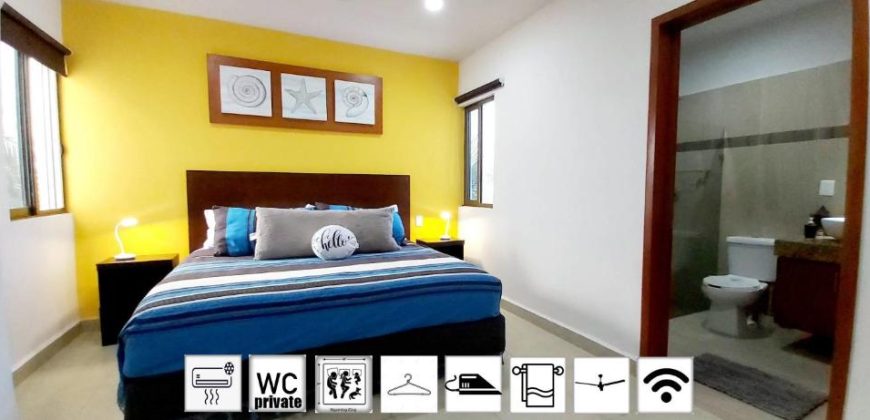 Apartment Tower in Isla Mujeres – Avenue and Beach Front (2 Suites and 3 Apartments)