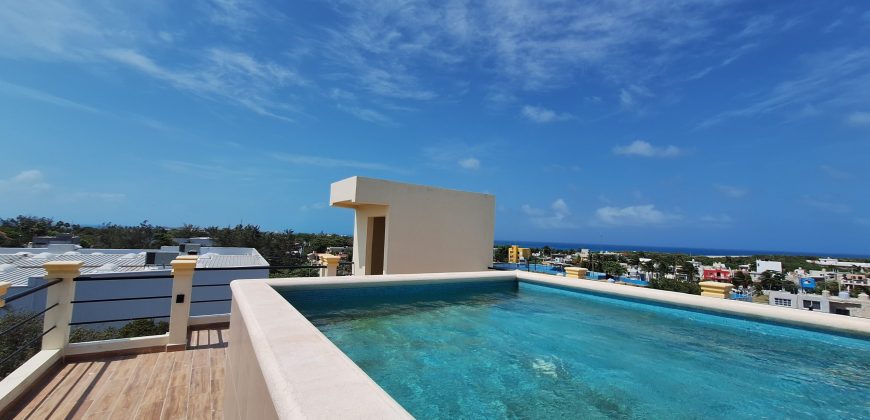 Isla Mujeres – 6 Apartments  in Building/Tower with Pool – In Avenue and Beach View