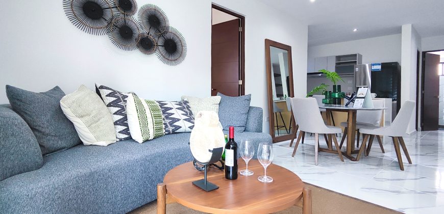 Apartment in Cancún – Located just 5 km from the Hotel Zone, 4 km from the Cancun Mayan Train station, and 3 km from Cancun International Airport.